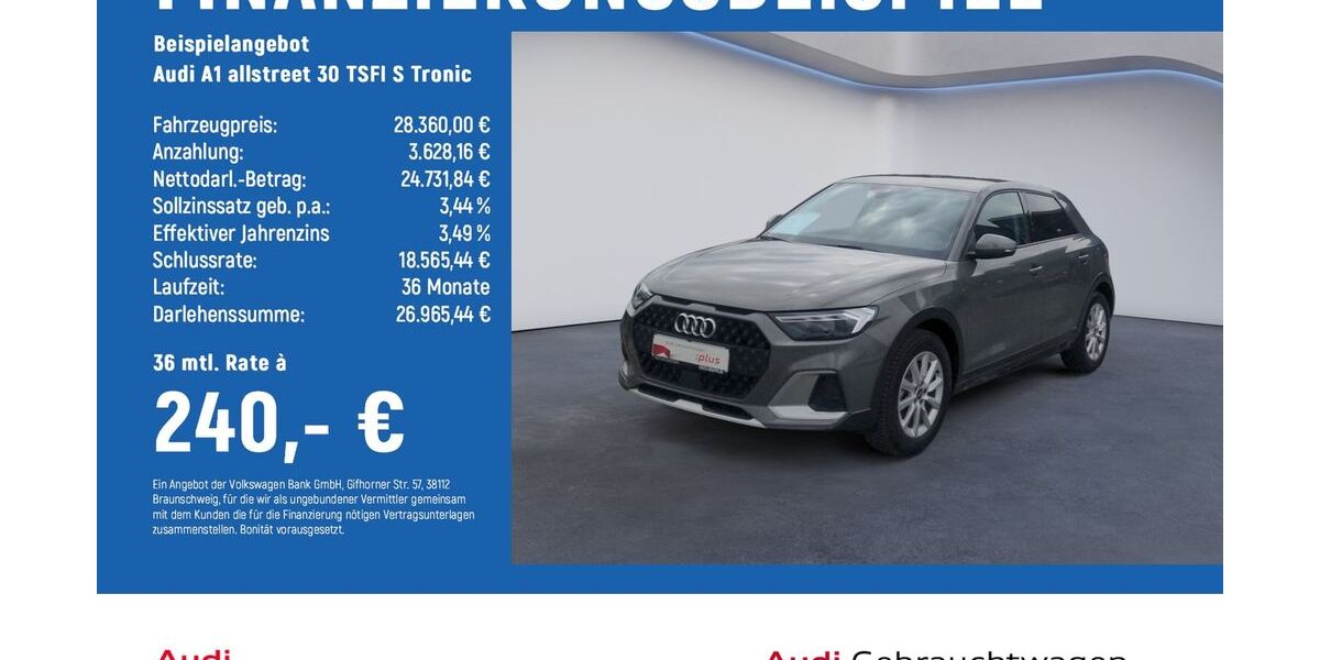 Audi A1 7.600 km 26.990 &euro; Braunschweig 38124