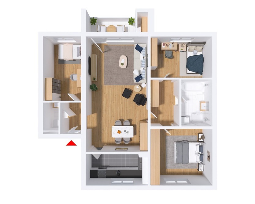 4-Zimmer-ETW mit tollem Ausblick 4 zimmer