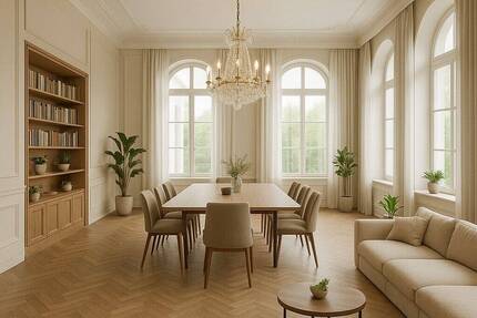 Maisonette Luxus-Altbauwohnungen + Balkon zum Mitgestalten - Theaterwall Braunschweig 8 zimmer