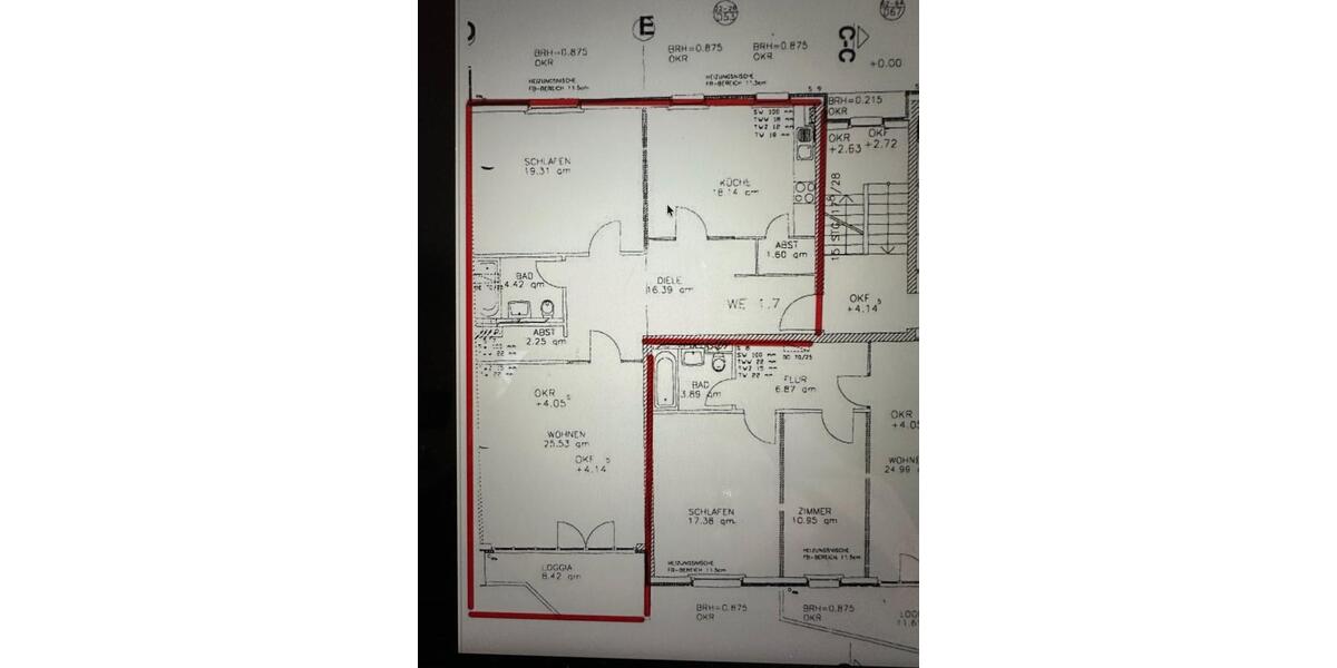 Etagenwohnung Braunschweig Heidberg-Melverode - 2 Zimmer, 92 m&sup2;, 870&euro; | Angebot:24638193
