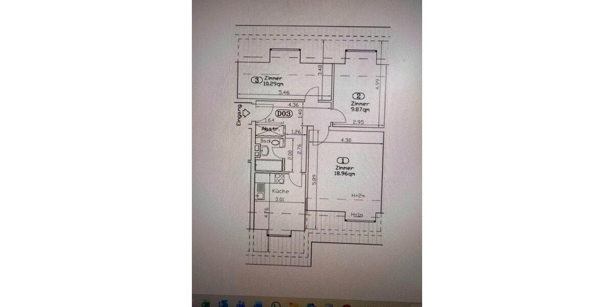 Dachgeschoßwohnung Salzgitter Ortschaft Südost - 3 Zimmer, 66 m&sup2;, 420&euro; | Angebot:26533714