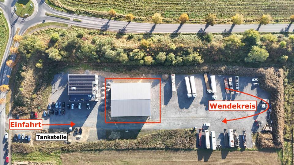 Gewerbe-KFZ-Halle – modern und ideal für PKWs und LKWs oder als Prüfstelle! zimmer