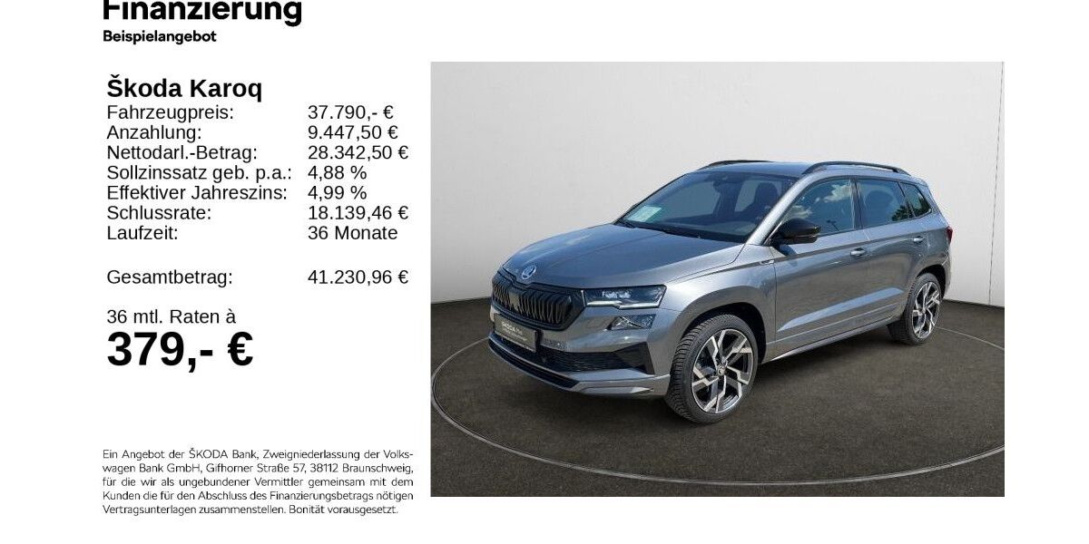 Skoda Karoq 5.633 km 37.370 &euro; Hildesheim 31137