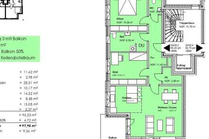 Wohnung zum Kaufen in Niedersachsen - Braunschweig 430.000 € 98 m² 4 zimmer
