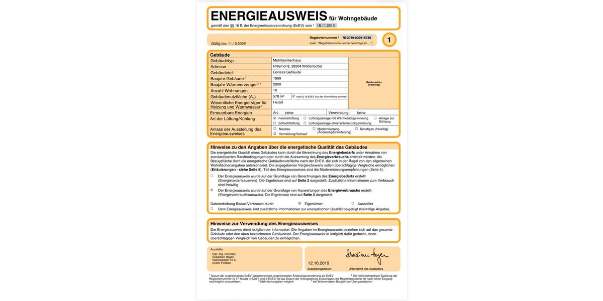 Etagenwohnung Wolfenbüttel Adersheim - 2 Zimmer, 41 m&sup2;, 64.900&euro; | Angebot:26238911