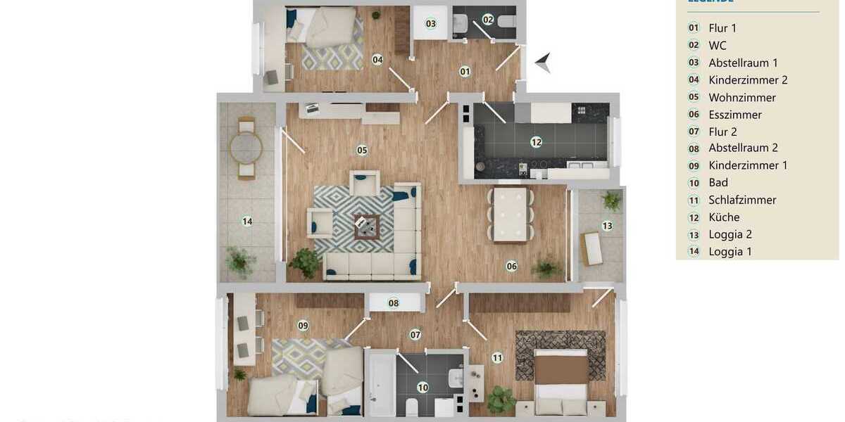 Eigentumswohnung in guter Wohnlage - Etagenwohnung Hildesheim Ochtersum | Angebot:27316945