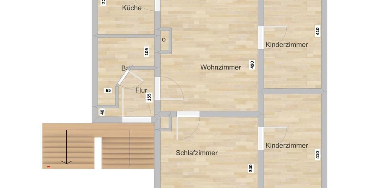 Kleine Eigentumswohnung - provisionsfrei - zu verkaufen 4 zimmer