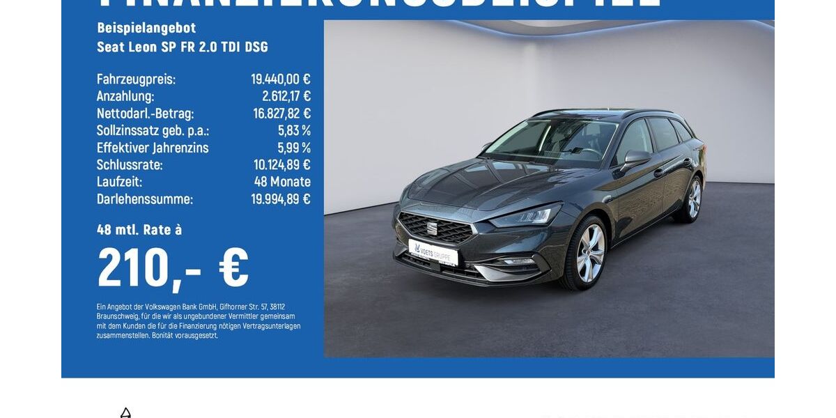 Seat Leon 86.700 km 19.840 &euro; Wolfenbüttel 38304