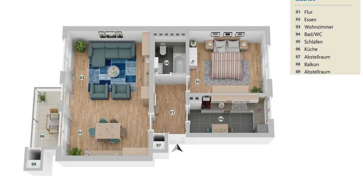 Vermietung oder Selbstnutzung! - Etagenwohnung Hildesheim Marienburger Höhe | Angebot:26770270