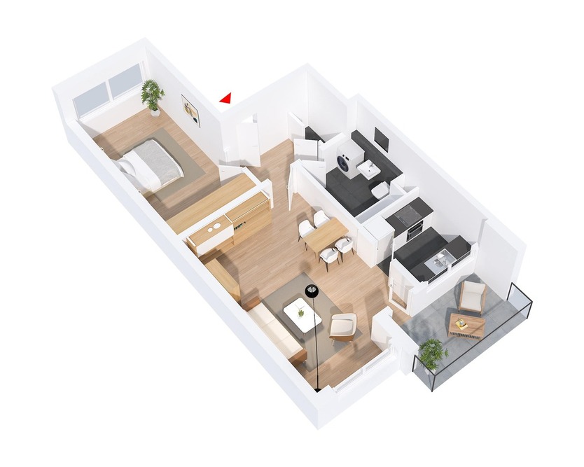 Vermietung oder Eigennutzung? 2 zimmer