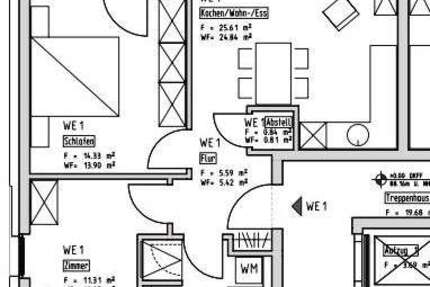 Wohnung Lengede Broistedt - 3 Zimmer, 66 m&sup2;, 800&euro; | Angebot:26340083