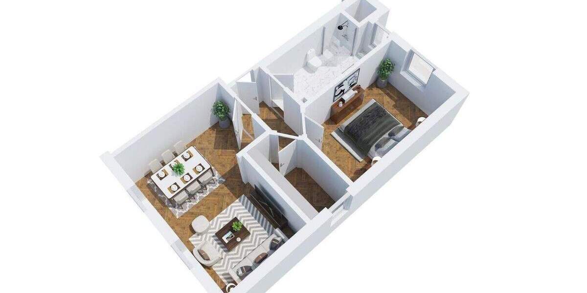 Etagenwohnung Braunschweig Östliches Ringgebiet - 2 Zimmer, 52 m&sup2;, 229.000&euro; | Angebot:25751245