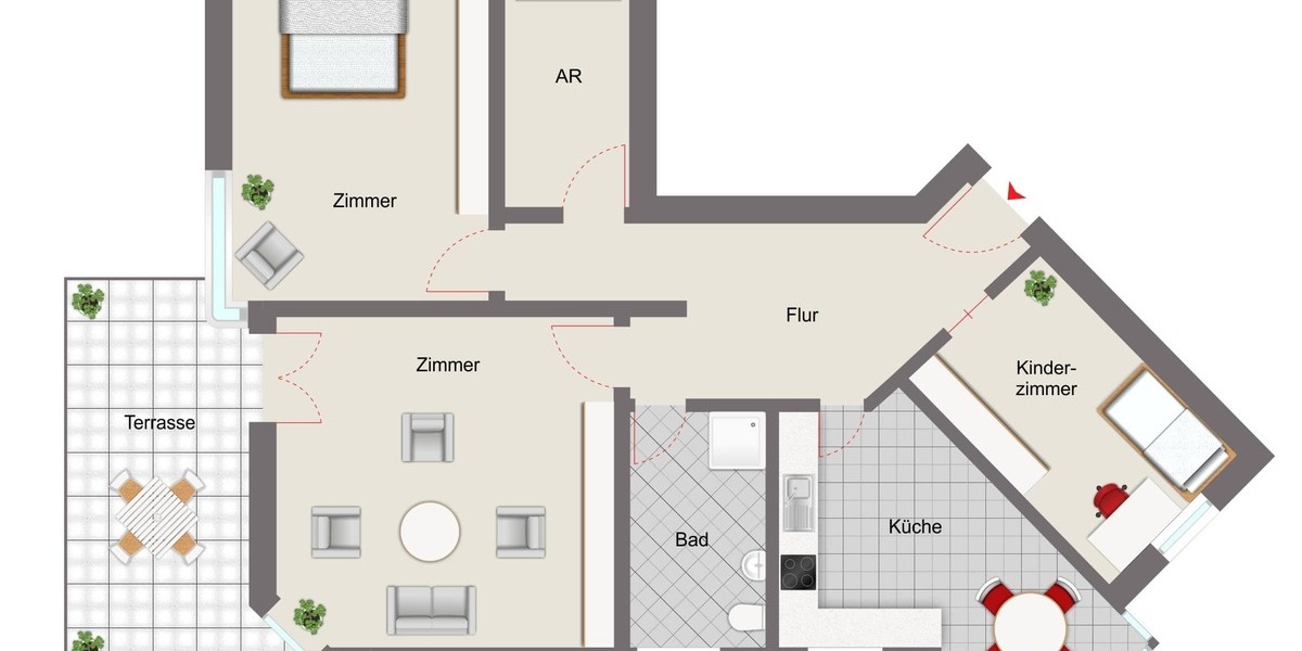 Barrierefreie Wohnung in Traumlage - Erdgeschoßwohnung Hildesheim Moritzberg | Angebot:26249485