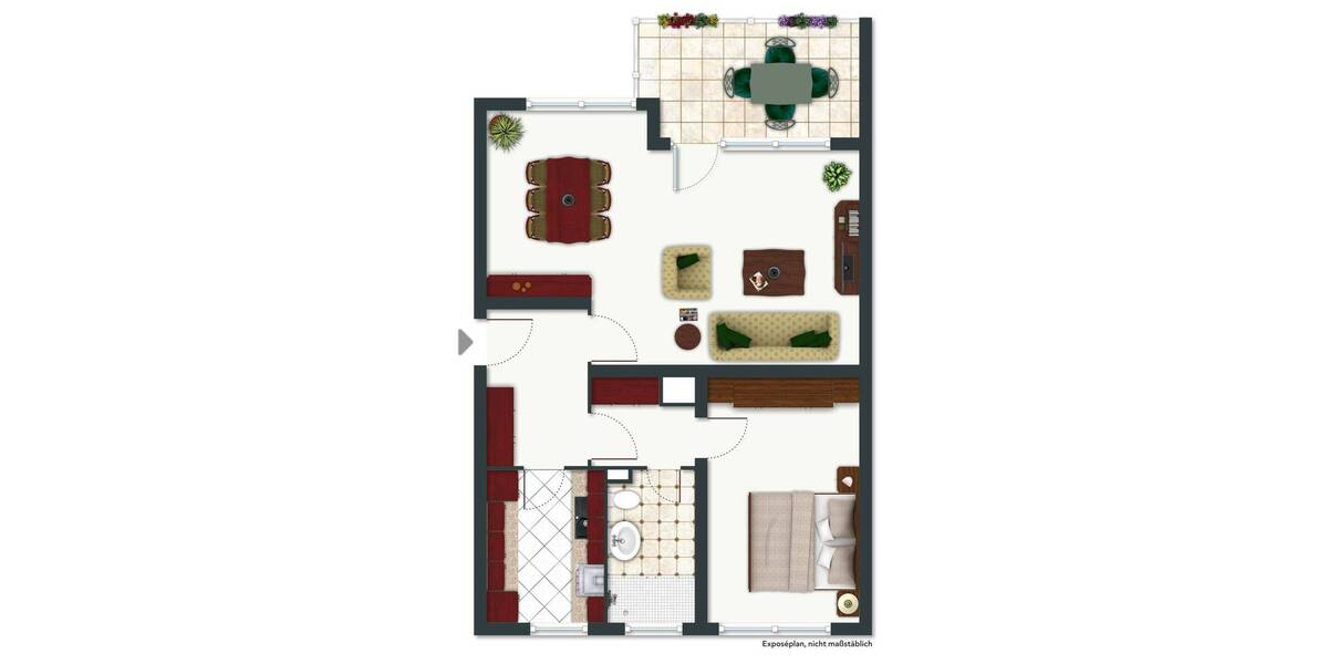 Etagenwohnung Hildesheim Neuhof - 2 Zimmer, 71 m&sup2;, 93.000&euro; | Angebot:21628322