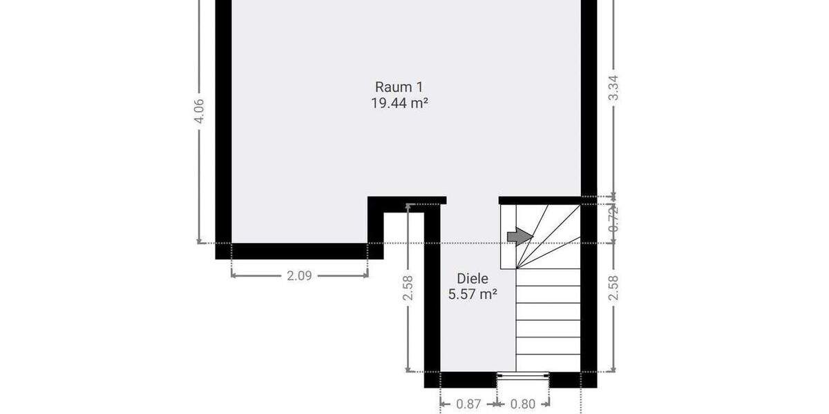 Handwerker aufgepasst. Reihenmittelhaus mit Blick aufs Feld in Bodenburg 5 zimmer