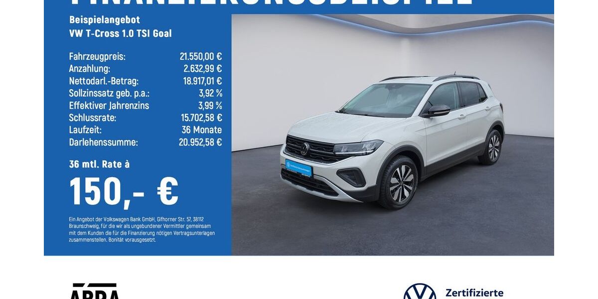 VW T-Cross 5.850 km 20.750 &euro; Braunschweig 38108
