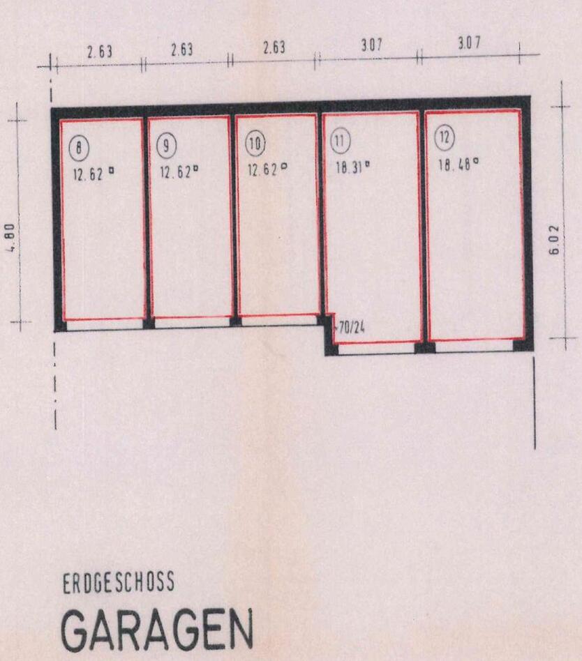4 Zi. + Kü + Bad, ca. 100 m², 1. OG, renoviert, optional Garage