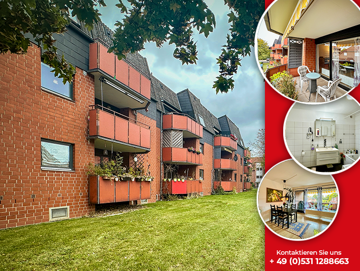 Etagenwohnung Vechelde Wahle - 3 Zimmer, 88 m&sup2;, 169.000&euro; | Angebot:24014955