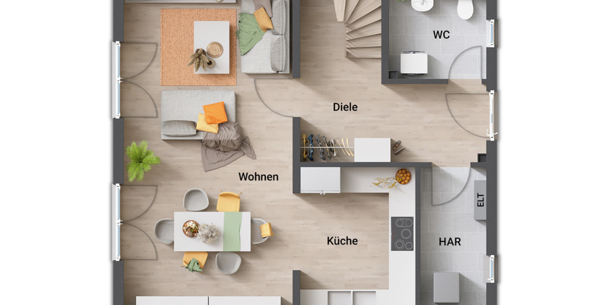 Einfamilienhaus Hahausen Hahausen - 4 Zimmer, 109 m&sup2;, 253.350&euro; | Angebot:26527240