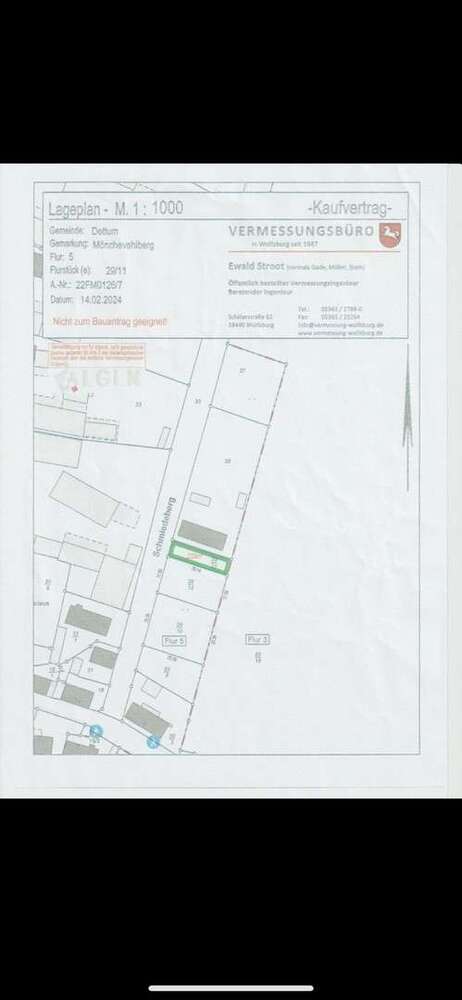 Grundstück zu verkaufen in Wolfenbüttel 96.900 € 746 m²
