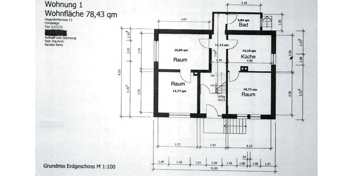 Erdgeschoßwohnung Braunschweig Wabe-Schunter-Beberbach - 3 Zimmer, 78 m&sup2;, 725&euro; | Angebot:26511310