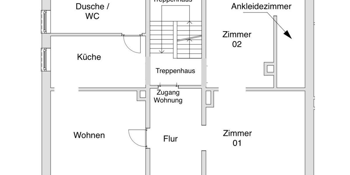 Hohenhameln Ortskern 3 Zimmerwohnung 3 zimmer