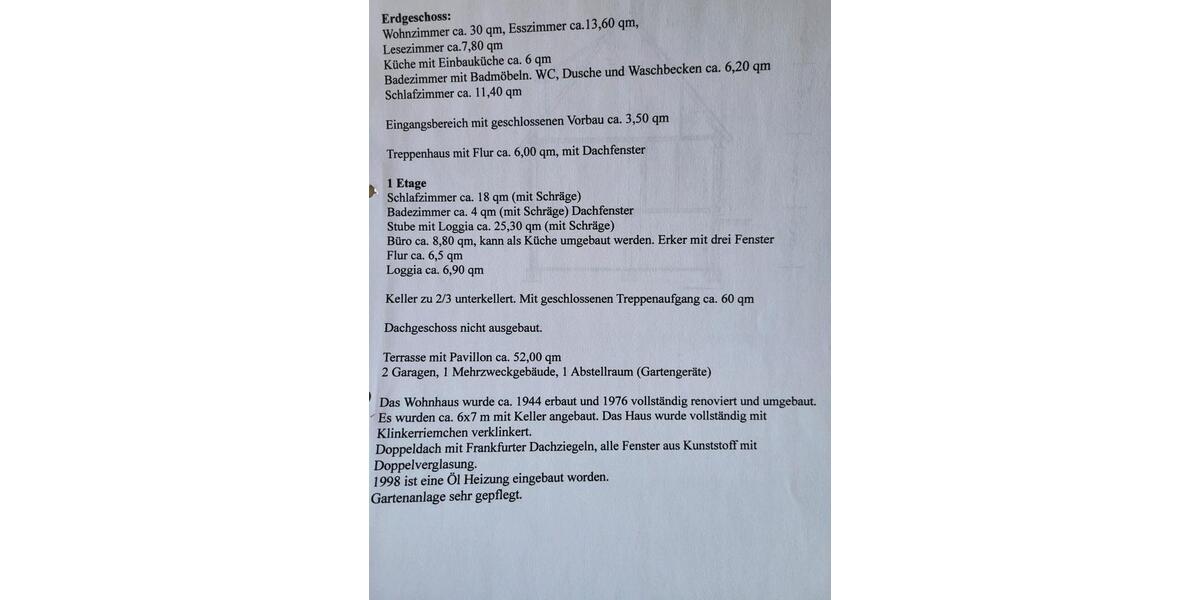 Einfamilienhaus Bockenem - 7 Zimmer, 154 m&sup2;, 320.000&euro; | Angebot:26336153