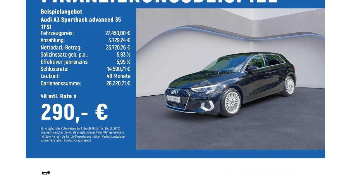 Audi A3 24.400 km 26.680 &euro; Braunschweig 38122