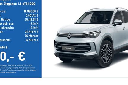 VW Tiguan 6.704 km 38.980 &euro; Braunschweig 38124