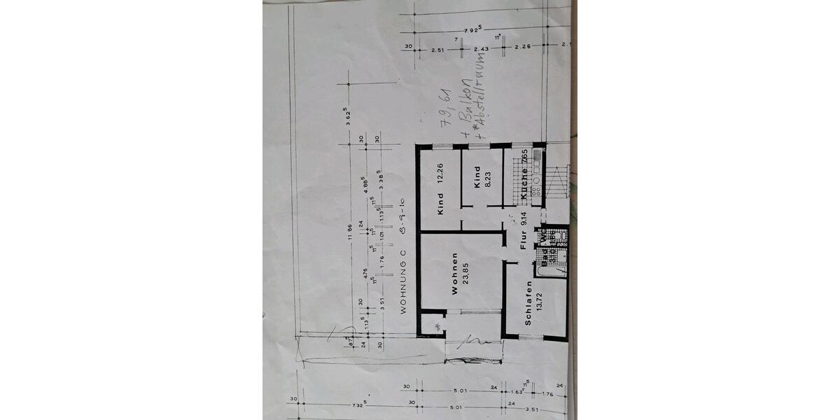 Etagenwohnung Wolfenbüttel Adersheim - 4 Zimmer, 80 m&sup2;, 160.000&euro; | Angebot:26837420