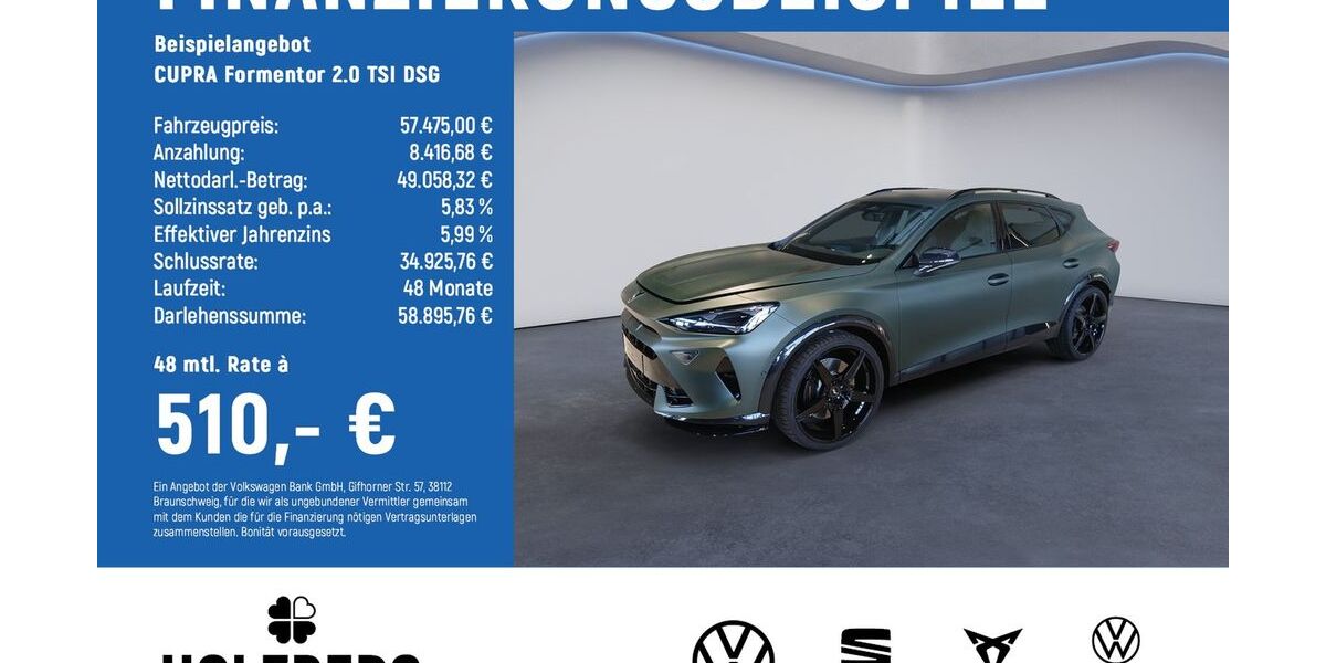 Cupra Formentor 5.500 km 47.975 &euro; Braunschweig 38114