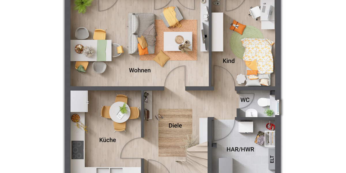 Einfamilienhaus Cremlingen Schulenrode - 5 Zimmer, 119 m&sup2;, 365.450&euro; | Angebot:26155133