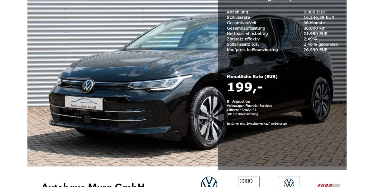 VW Golf 7.539 km 25.990 &euro; Cremlingen 38162