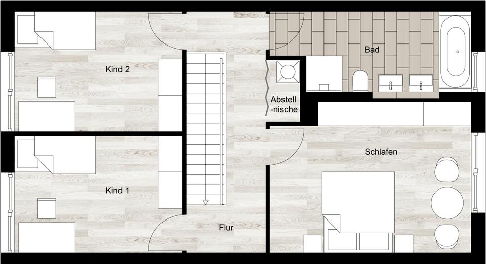 Maisonettenwohnung Braunschweig Heidberg-Melverode - 5 Zimmer, 138 m&sup2;, 2.100&euro; | Angebot:24979543