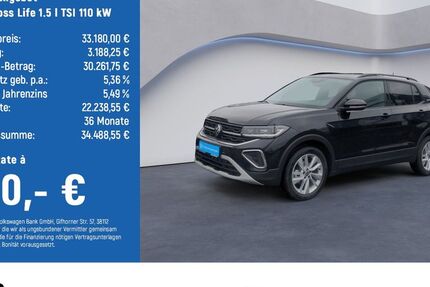 VW T-Cross 4.289 km 33.180 &euro; Braunschweig 38122