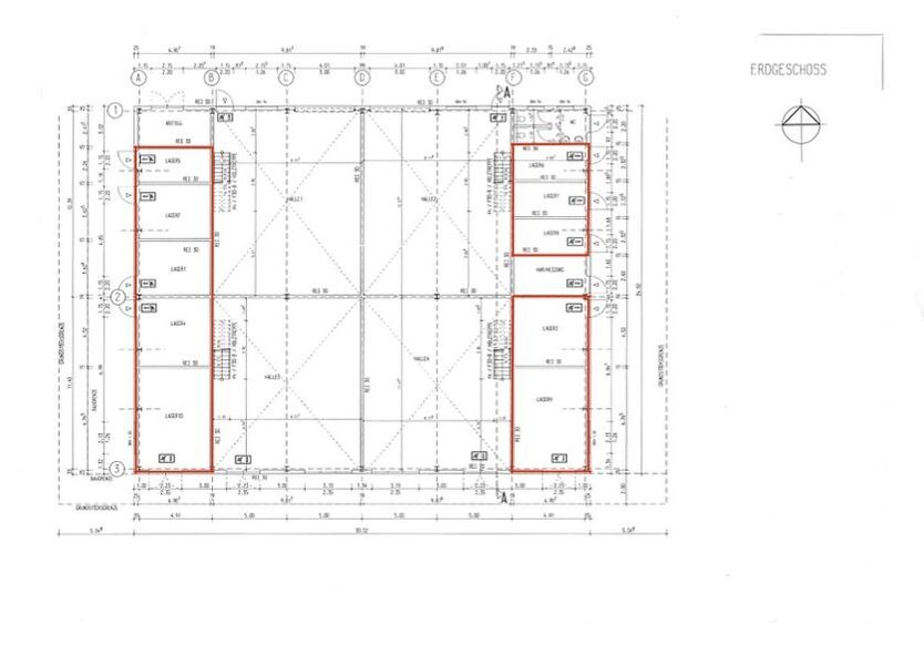 Hochwertige flexible Hallenflächen Ladenflächen mit Büro, einzelne Büroflächen in KFW40