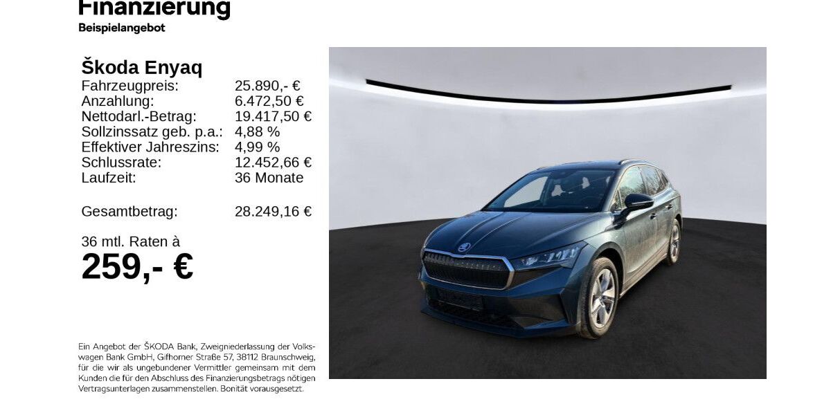 Skoda Enyaq 58.660 km 25.590 &euro; Hildesheim 31137