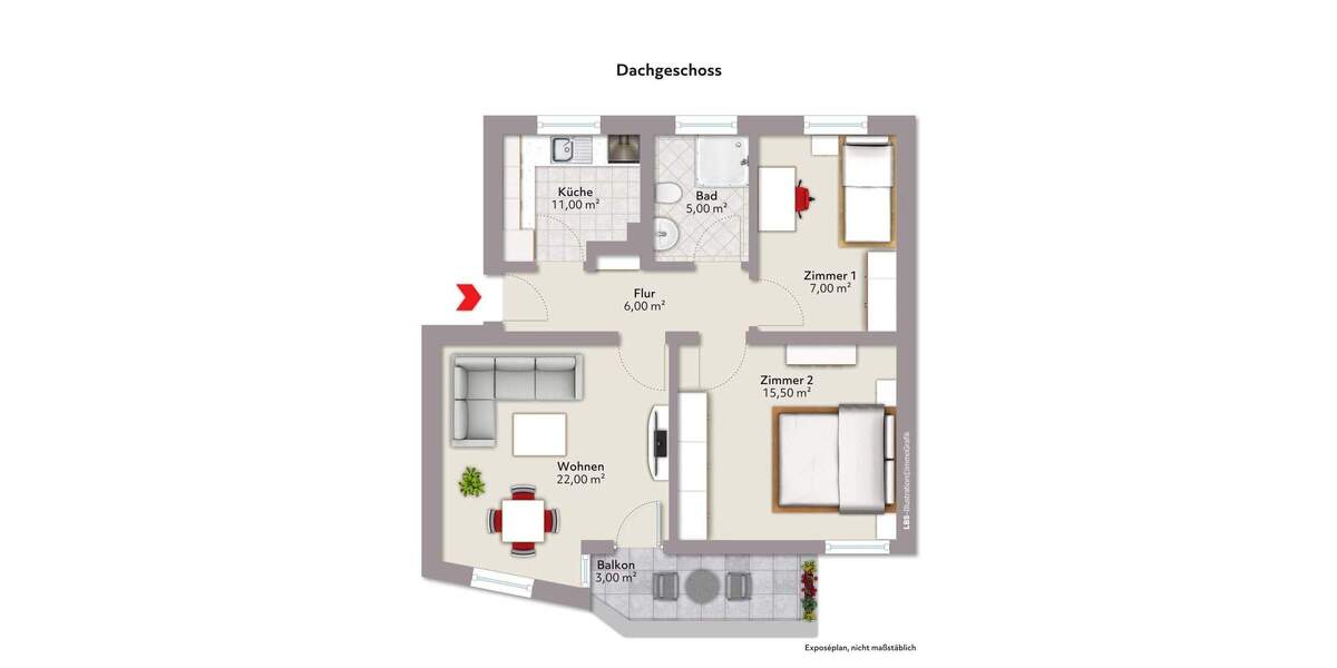 Wohnen in Salzgitter Lebenstedt 3 zimmer