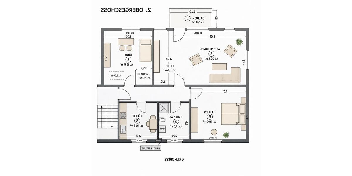 Etagenwohnung Ilsede Adenstedt - 3 Zimmer, 69 m&sup2;, 700&euro; | Angebot:26267964