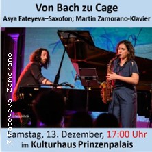 Von Bach zu Cage 13.12.2025 Prinzenpalais