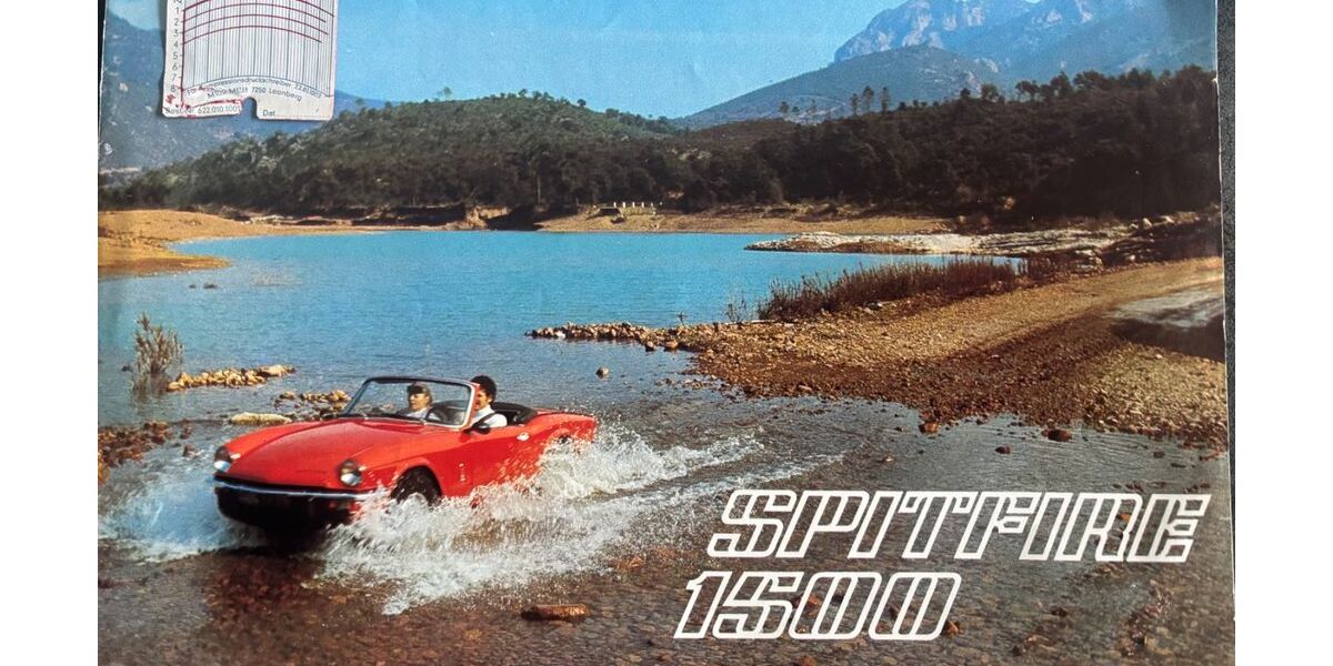 Triumph Spitfire 44.000 km 12.450 &euro; Wolfenbüttel 38302