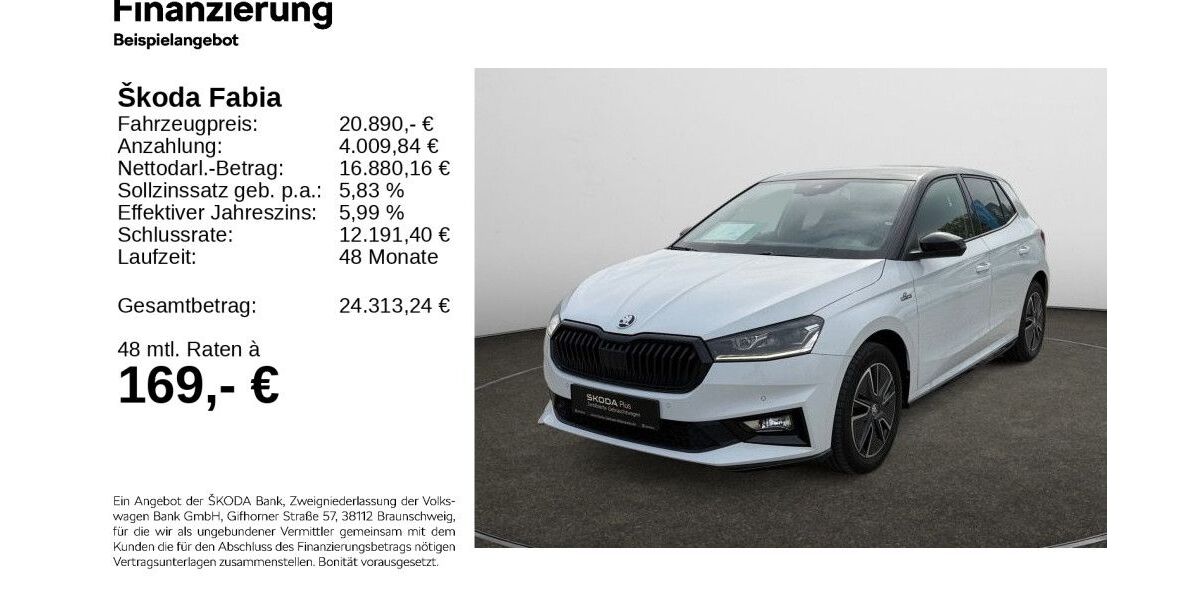 Skoda Fabia 45.267 km 19.970 &euro; Hildesheim 31137