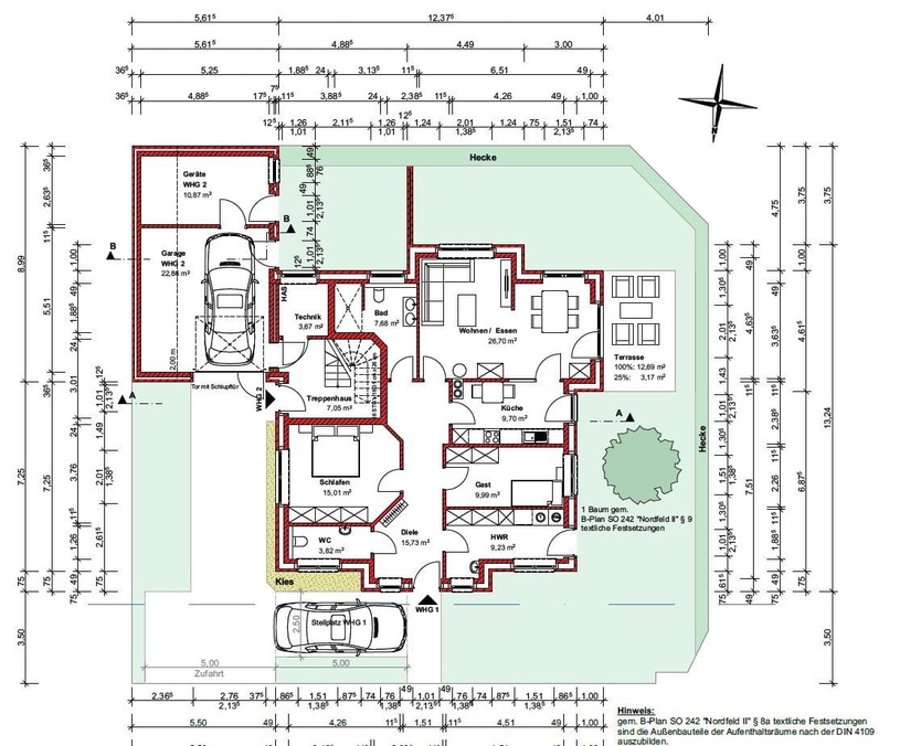 Baugrundstück mit genehmigtem Bauprojekt zimmer