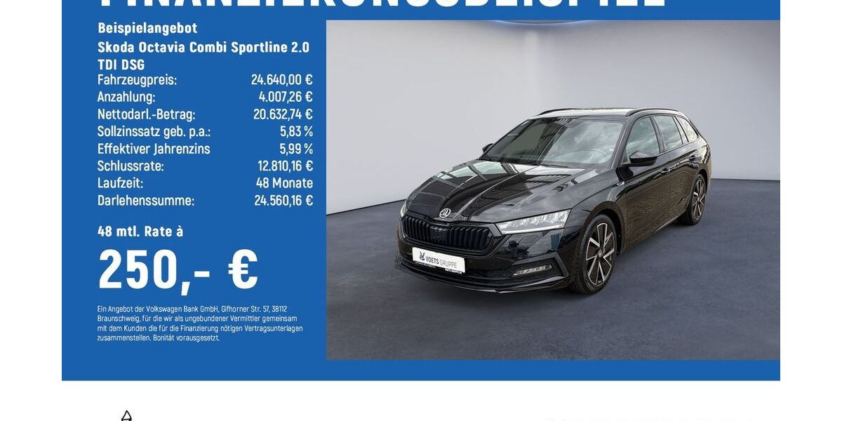 Skoda Octavia 77.600 km 24.940 &euro; Wolfenbüttel 38304
