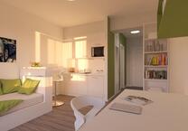 1-Zi-Appartement möbliert (rollstuhlgerecht)