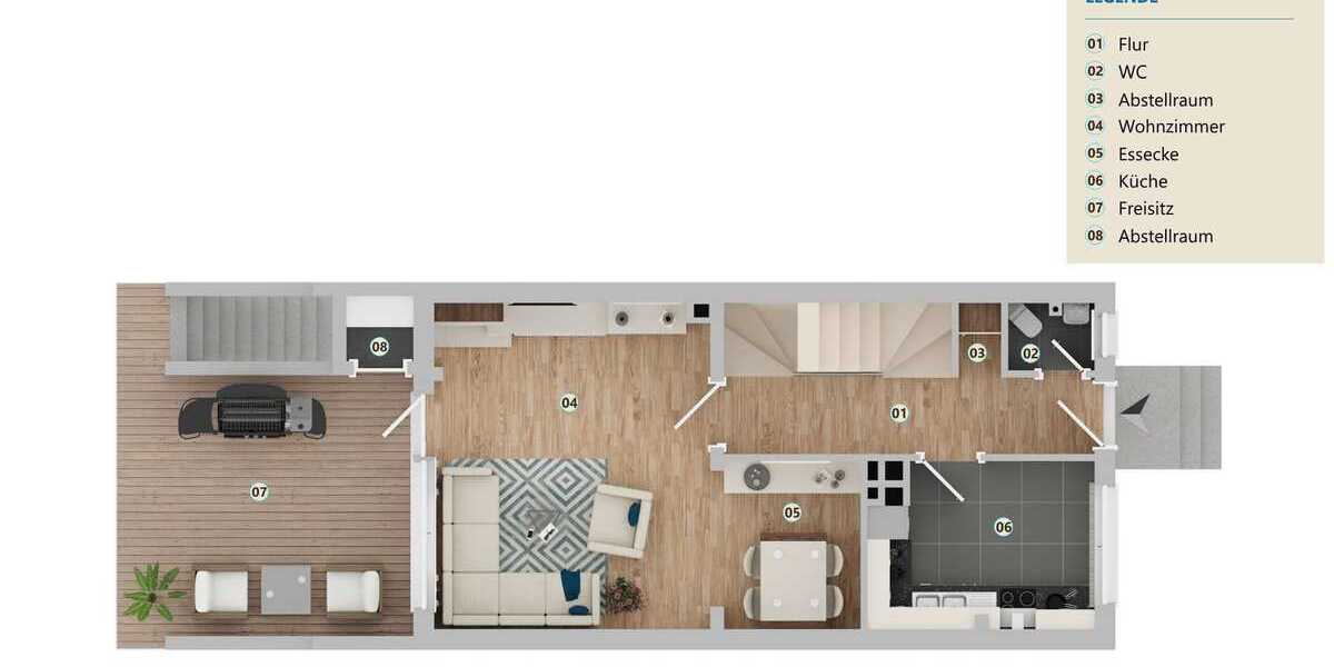 Schönes Zuhause mit Garten in Ochtersum - Reihenmittelhaus Hildesheim Bockfeld | Angebot:27252561