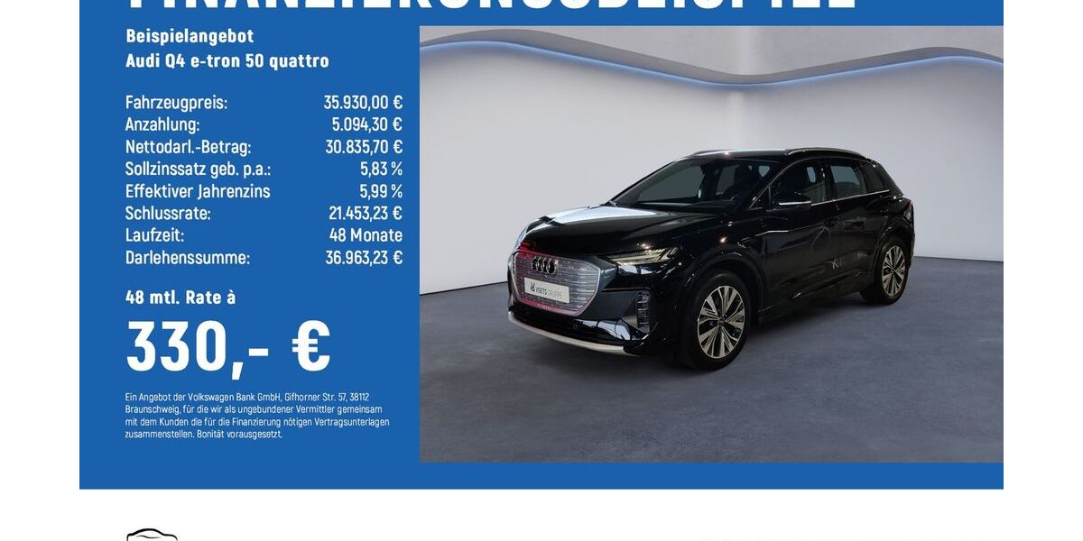 Audi Q4 e-tron 66.013 km 33.960 &euro; Hildesheim 31135