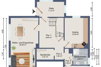 Haus Ilsede - 5 Zimmer, 130 m&sup2;, 1.490&euro; | Angebot:26043150