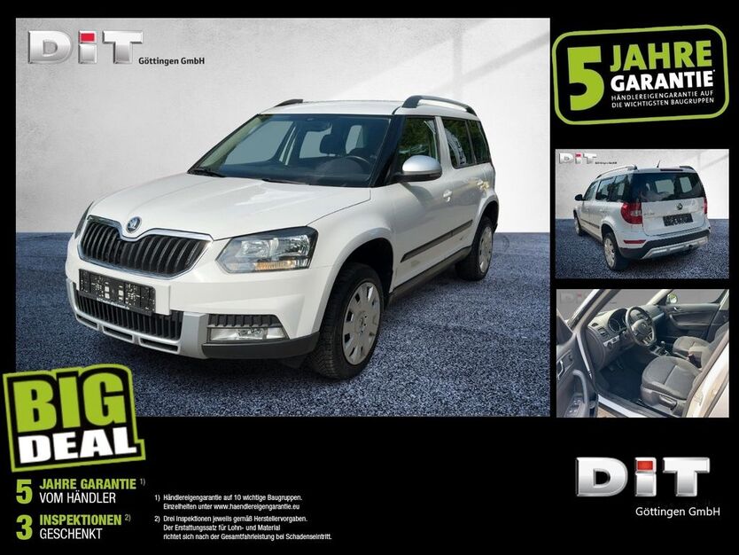 Skoda Yeti 94.500 km 9.490 € Goslar 38644