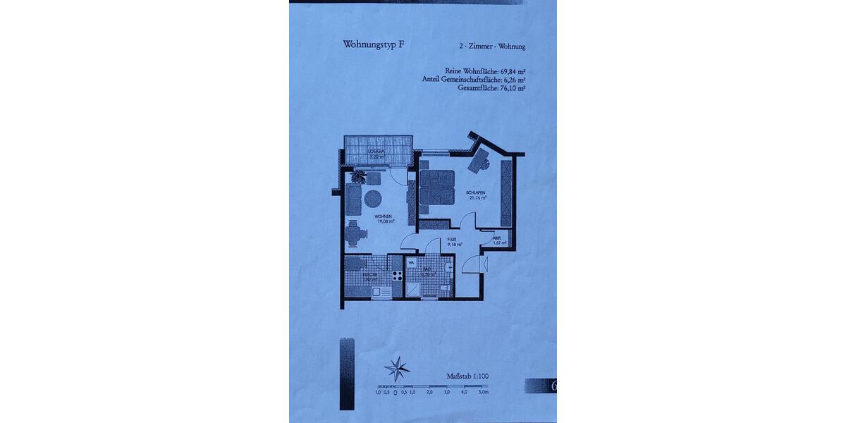 Etagenwohnung Hildesheim Bockfeld - 2 Zimmer, 70 m&sup2;, 285.000&euro; | Angebot:23781206
